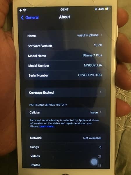 iphone 7 plus 10/9 mint condition bypass 6