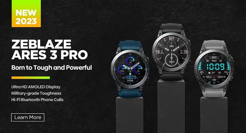 Ares 3 Pro Smart Watch 0