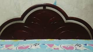 pure lakri (wood) bed