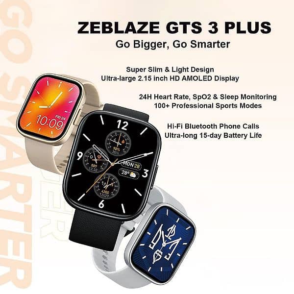 Gts 3 Plus Smart Watch 2