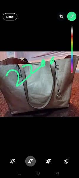 bags. 1 se 2 time used. different price excellent condition 9