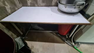 White board top table for sale