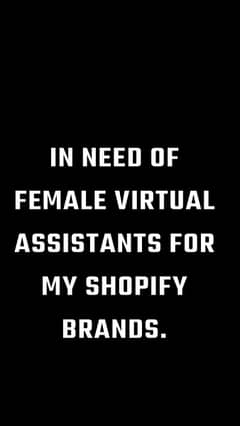 VIRTUAL ASSISTANT FOR SHOPIFY
