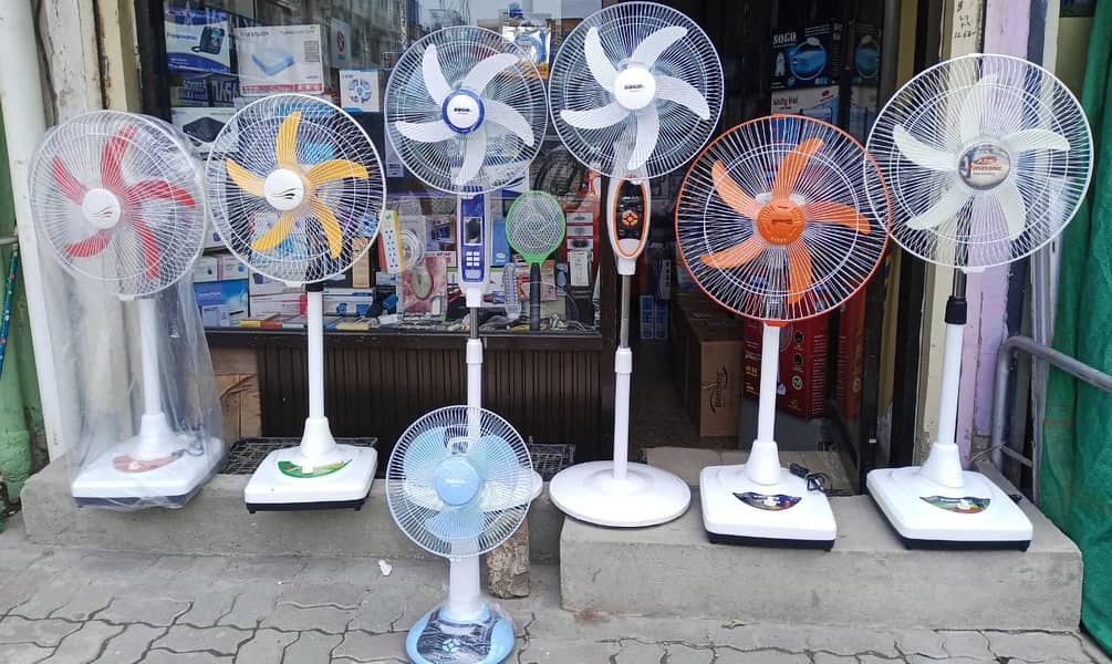 Rechargeable Ac/Dc Solar Fans All Variety Available 14