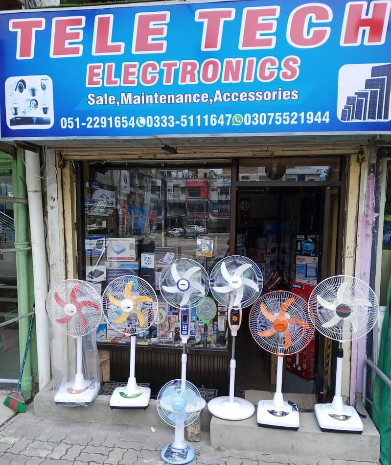 Rechargeable Ac/Dc Solar Fans All Variety Available 17
