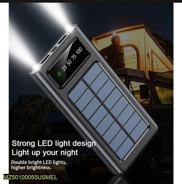Solar charge protable outdoor power bank 1