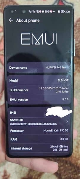 HUAWEI P40 Pro Official PTA Approved 3