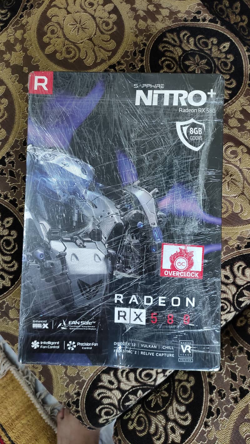 Rx 580 Nitro + Sapphire 8gb Sealed with Box 3