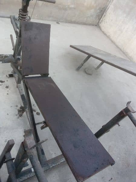 malty purpose branch press. one in all.  inclined Iron banch 9