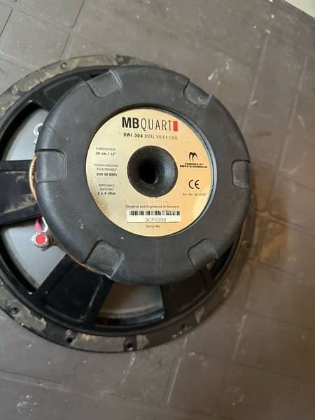 Mb Qaurts Discuss Series 12inch Sub Woofer Made In Germany 1