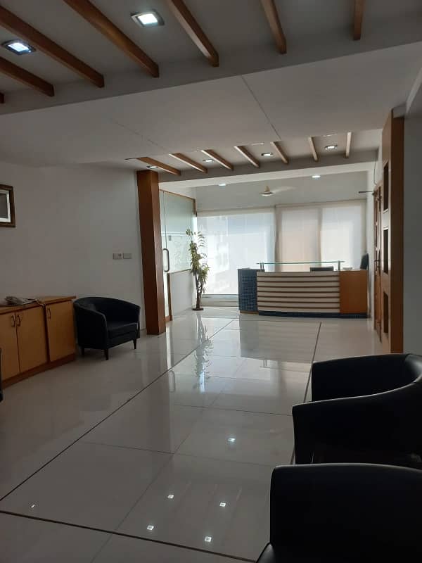 PHASE 6 VIP LAVISH FURNISHED OFFICE FOR RENT 24/7 TIME WITH LIFT GENERATOR 8