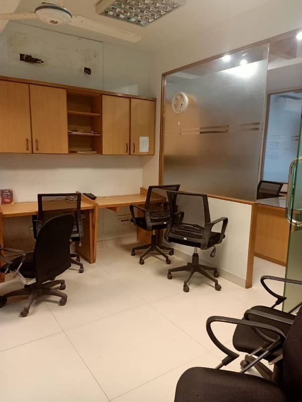 PHASE 6 VIP LAVISH FURNISHED OFFICE FOR RENT 24/7 TIME WITH LIFT GENERATOR 19