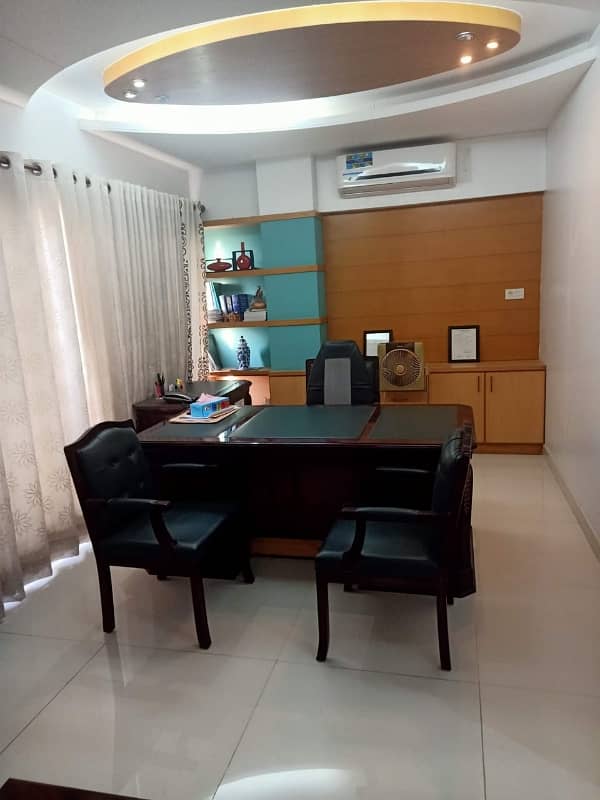 PHASE 6 VIP LAVISH FURNISHED OFFICE FOR RENT 24/7 TIME WITH LIFT GENERATOR 21