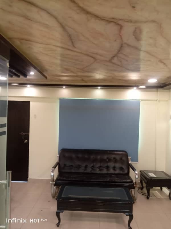 PHASE 6 VIP LAVISH FURNISHED OFFICE FOR RENT 24/7 TIME WITH LIFT GENERATOR 33