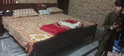 2 single bed