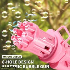 •  Material: Plastic
•  Package Includes: 1 x Bubble Gun, 2 x 0