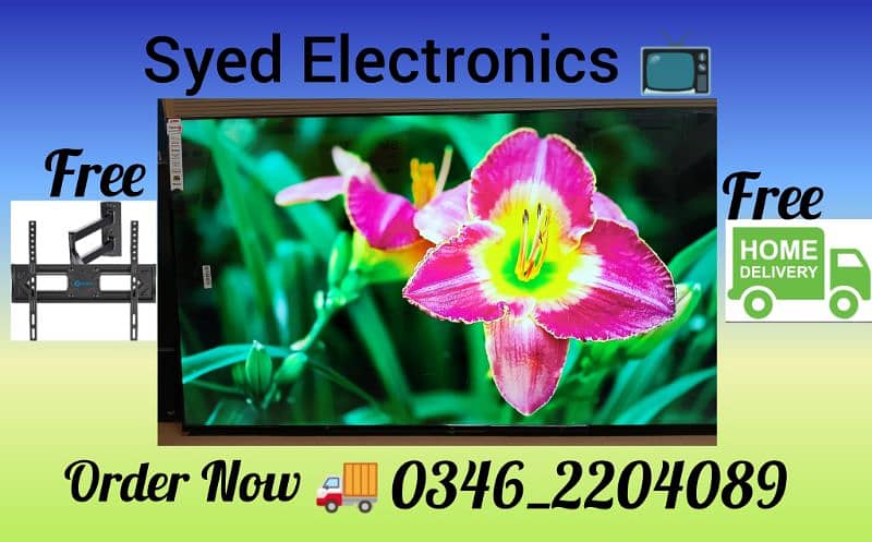 2Day Offer 65" inch Led tv Samsung Android 4k border less Available 0