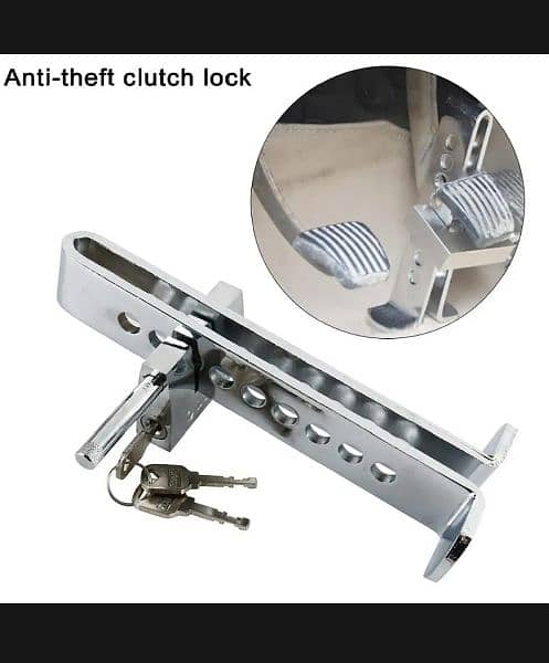 Car Pedal Lock Anti Theft 8 Holes Lock 7