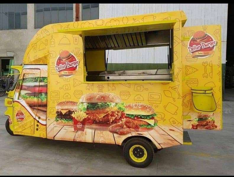 Riksha Food cart for sale urgent 10%off 17