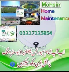 po dish antenna TV and service all world03217125854