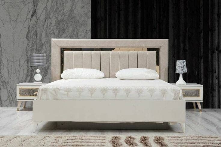 Wooden bed set/side tables/dressing/wardrobes/showcase/Furniture 5