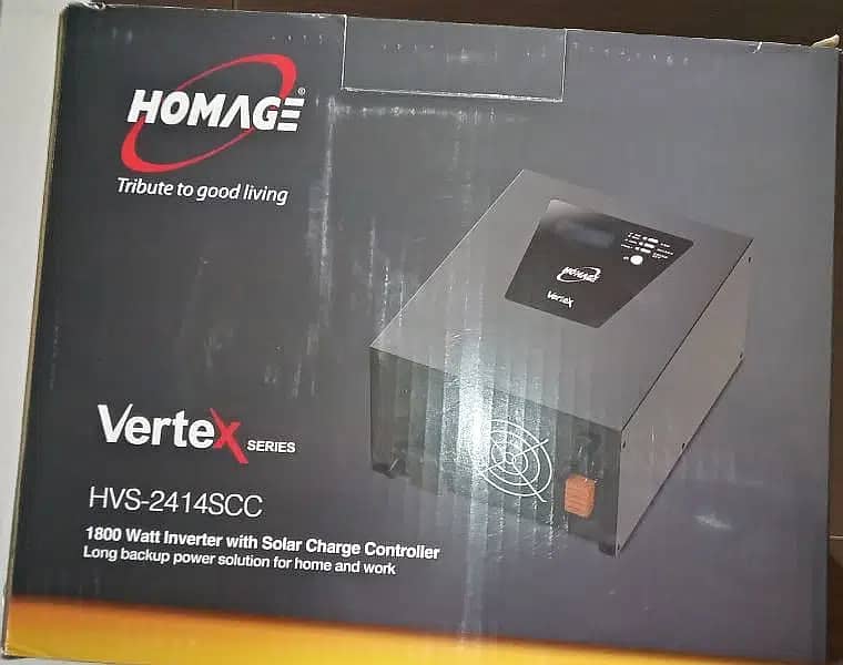 Solar Inverter Homage HVS-2414SCC Vertex Series 1800 Watt UPS Inverter 0