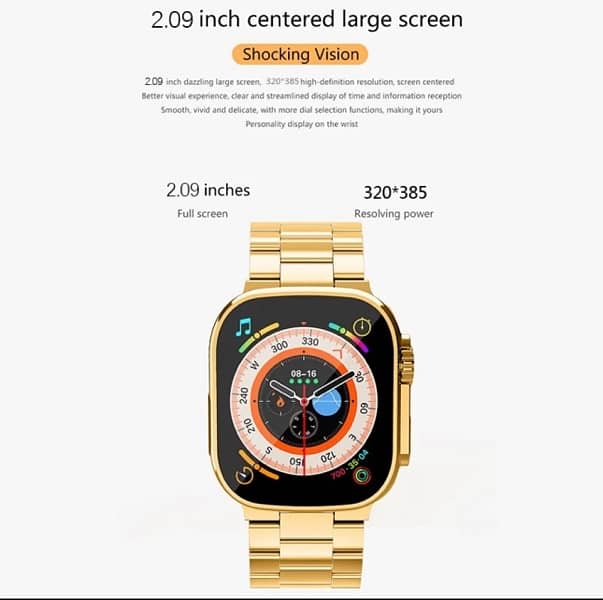 C9 Ultra Max Smart Watch Golden Edition 5