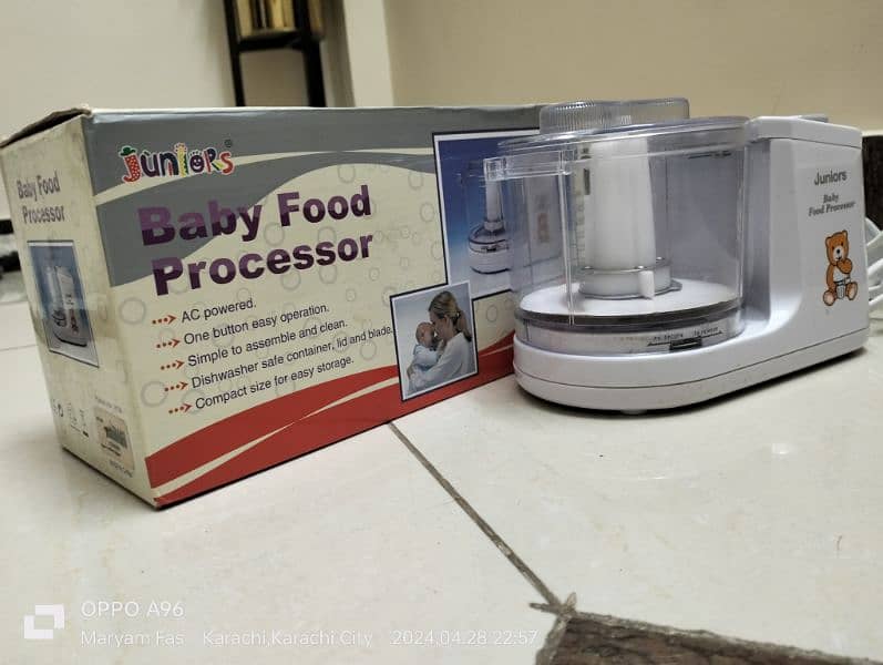 Juniors Baby Food processor 4