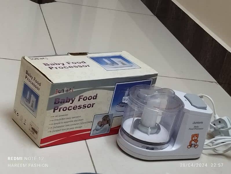 Juniors Baby Food processor 7