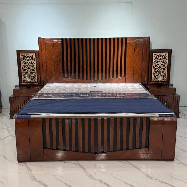 Wooden Bed set 0