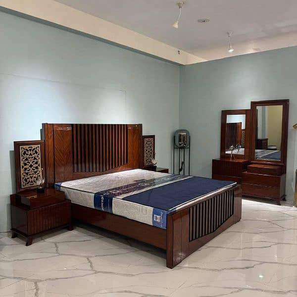 Wooden Bed set 3