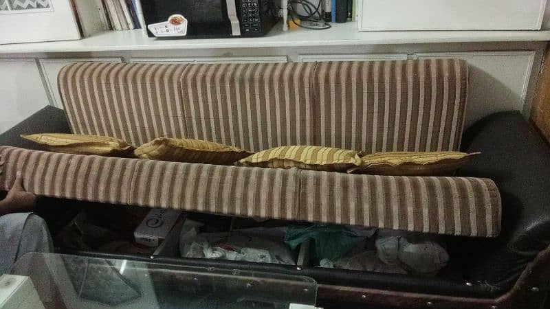 sofa cum bed for sale in good condtion 0
