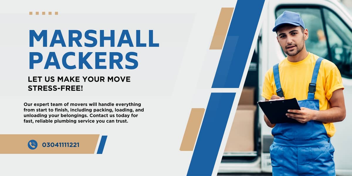 Marshall Packers Movers, House shifting, Cargo, Packing shipping quote 2