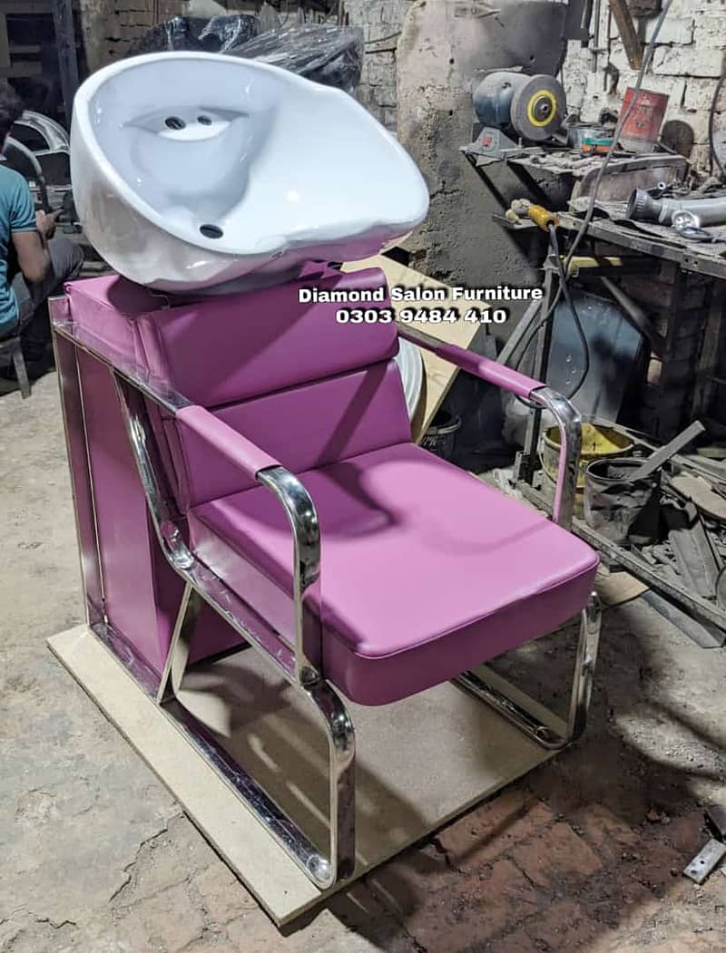 Saloon chair / Shampoo unit / Barber chair/Cutting chair/Massage bed 19