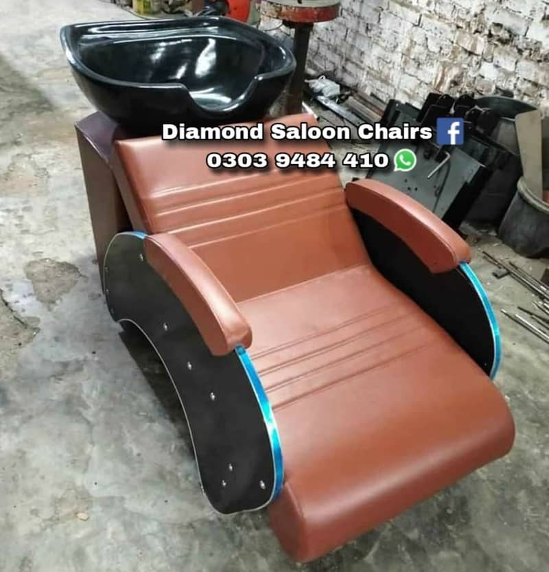 Saloon chair / Shampoo unit / Barber chair/Cutting chair/Massage bed 11