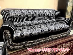 Sofa with cover - 5 Seater set Sofas - Couch - Furniture