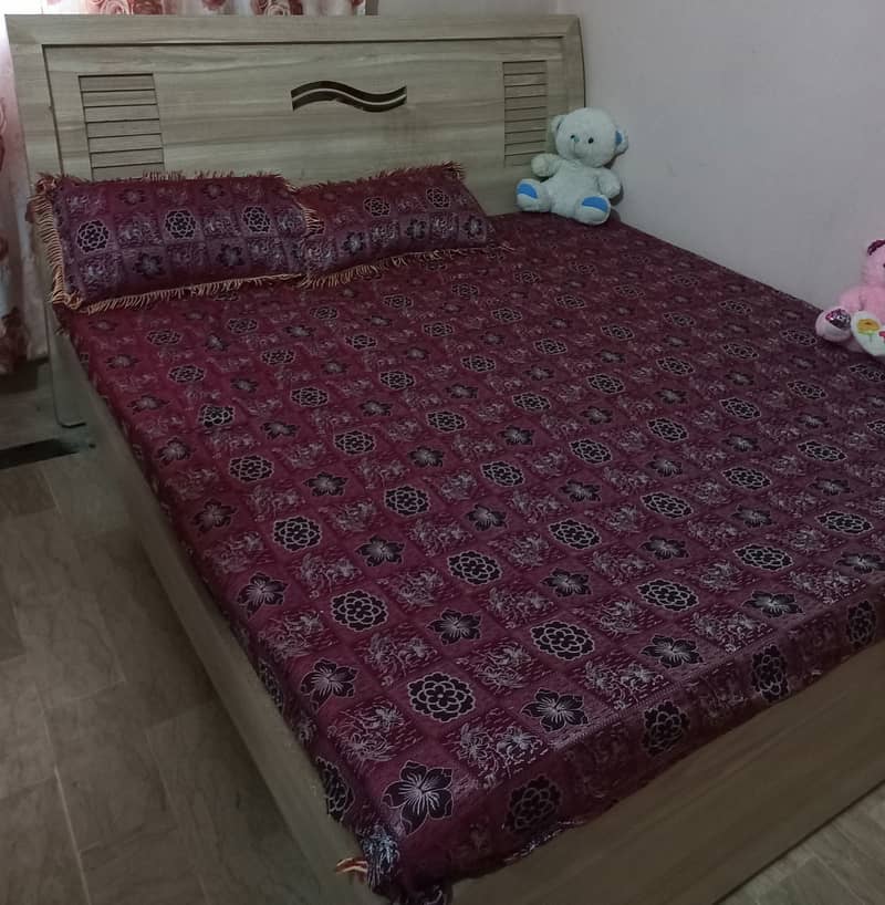 Bed 6×6 with Mattress 1