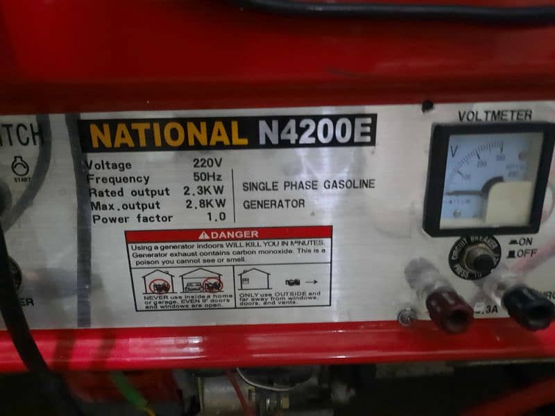 National N4200E Generator 2