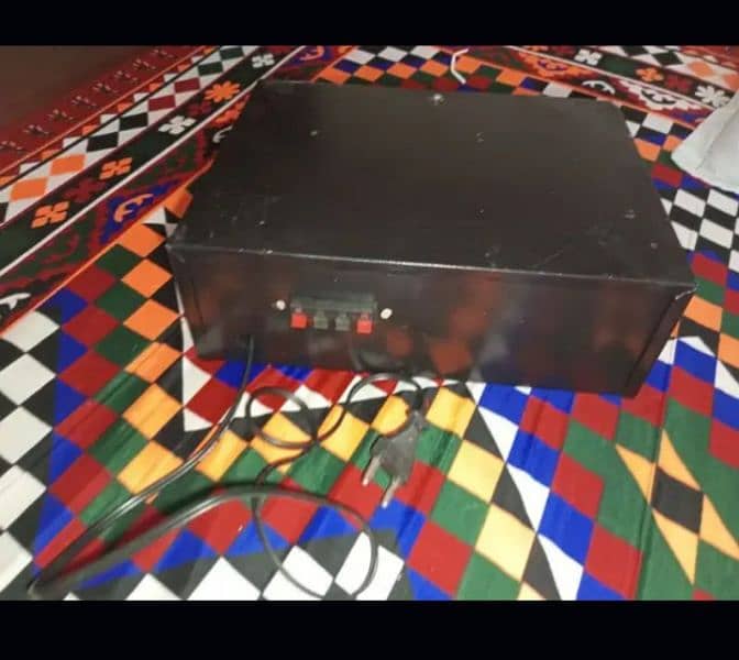 used condition amplifier with bass system and remote control system 4