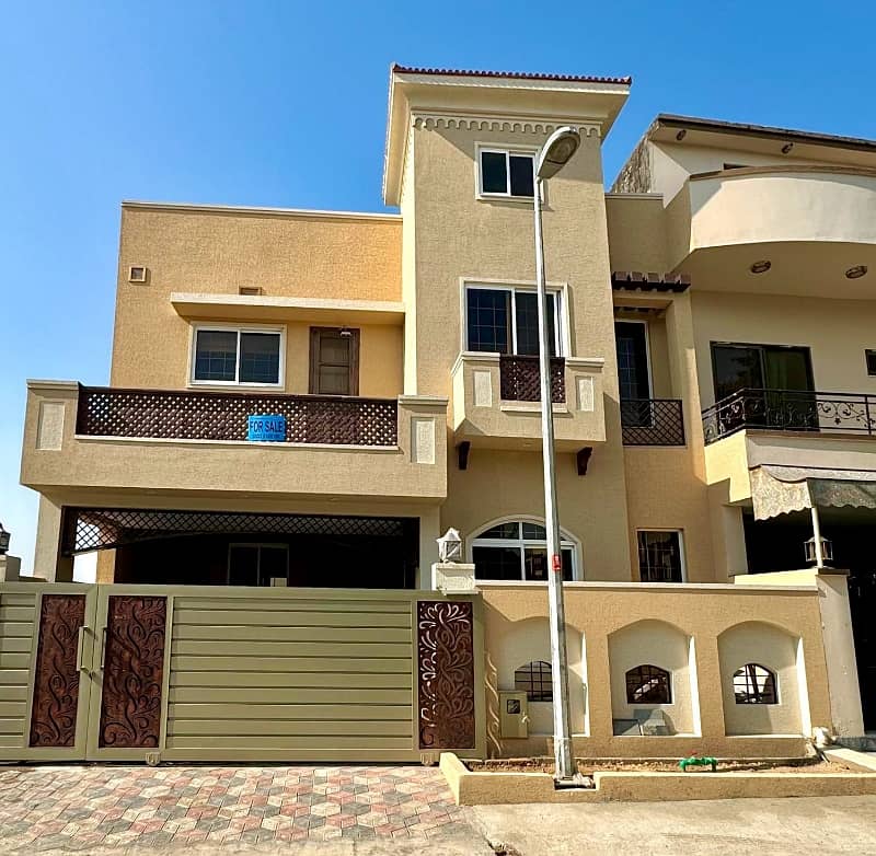 Bahria Town Phase 8 Abu Bakar 7 Marla Triple Storey Open Basement House For Sale 0