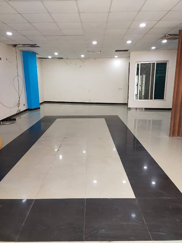 1000 sequre feet ground floor hall for rent for Silent office (Call center + Software house + Marketing office and other setup as you want) 2