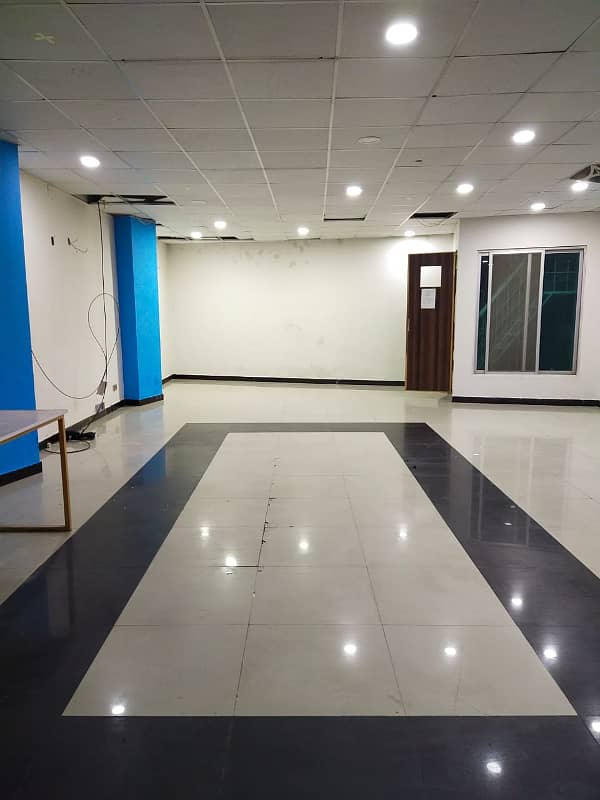 1000 sequre feet ground floor hall for rent for Silent office (Call center + Software house + Marketing office and other setup as you want) 9