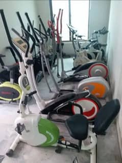 exercise cycle elliptical cross trainer upright bike magnetic spin