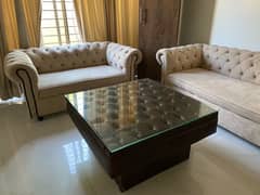 sofa set with centre table