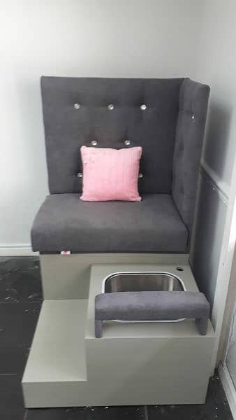 Saloon chairs | Beauty parlor chairs | shampoo unit | pedicure | 7