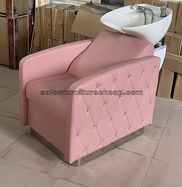 Saloon chairs | Beauty parlor chairs | shampoo unit | pedicure | 11