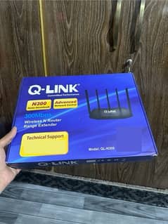Qlink wifi router complete box 5 long range antenna