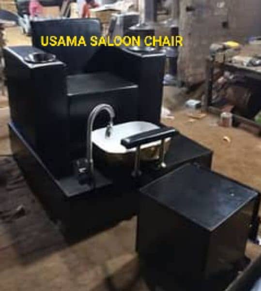 Saloon chairs | shampoo unit | massage bed | pedicure | saloon trolly 6