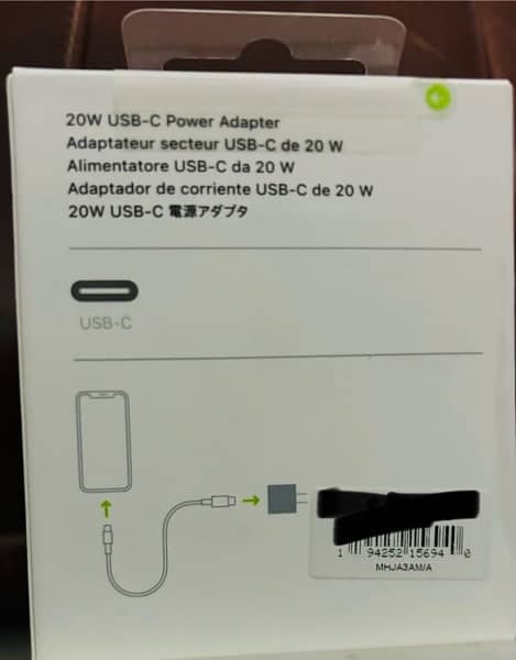 20W original USB-C charger bought from USA 1