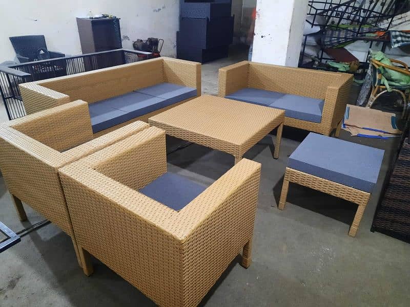 outdoor rattan furniture available in Wholesale prise rate per seat. 17